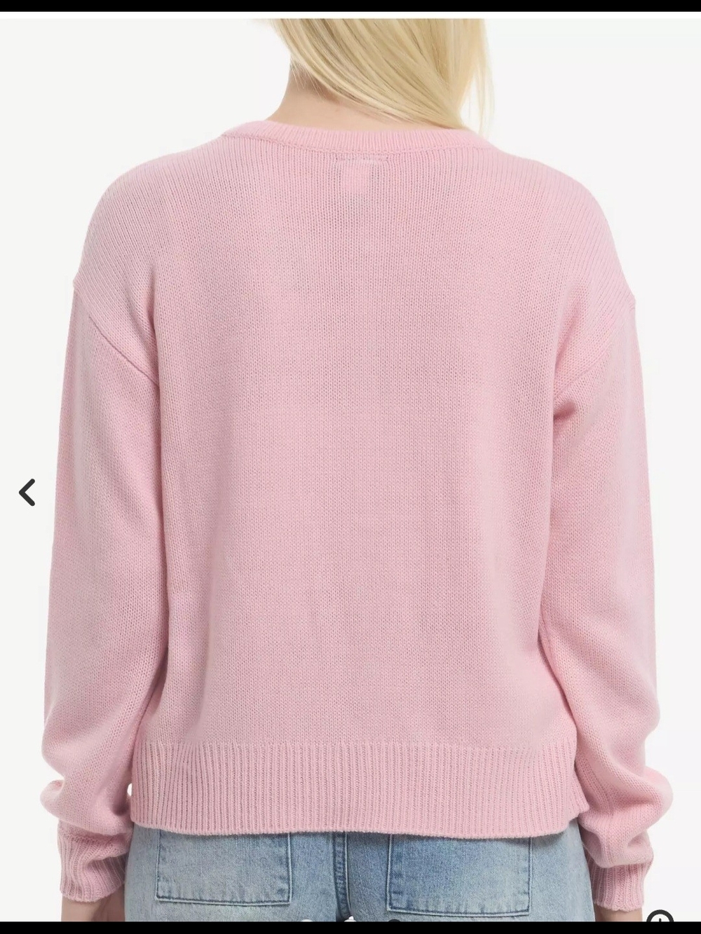 DISNEY HER UNIVERSE Pink Mickey & Minnie CHERRY BLOSSOM Knit Cardigan Sweater - Picture 2 of 2
